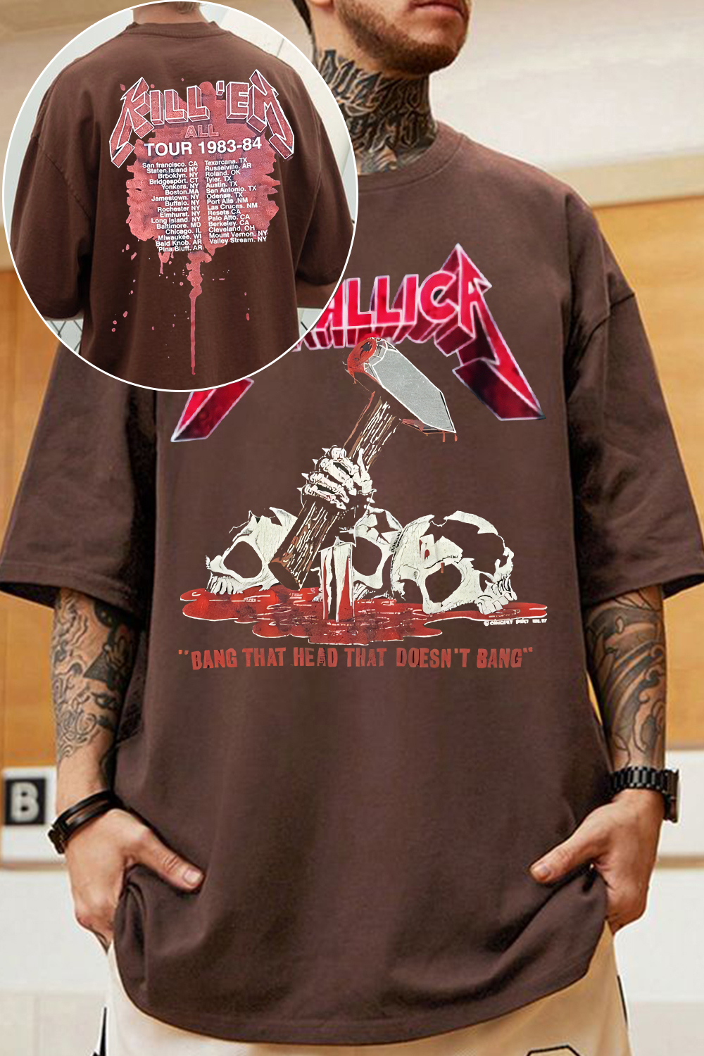 Metallica Kill Em All Heavy Metal Shirt