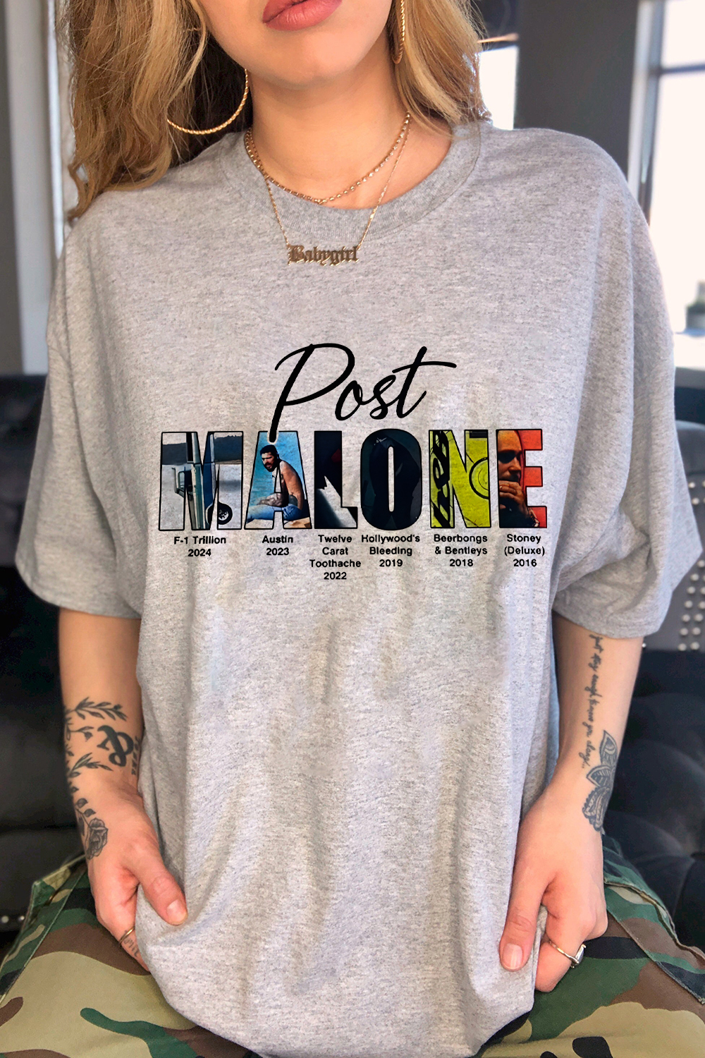 Retro post malone shirt vintage 90s style shirt