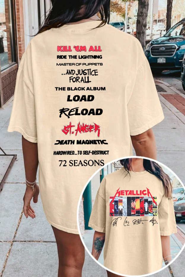 Metallica albums T-SHIRT