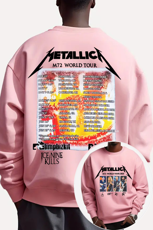 metallica rockband MEN SWEATSHIRT
