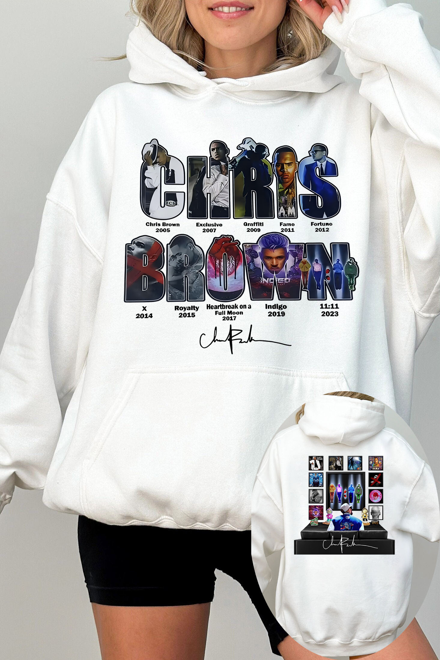 Chris Brown Concert hoodie For Women