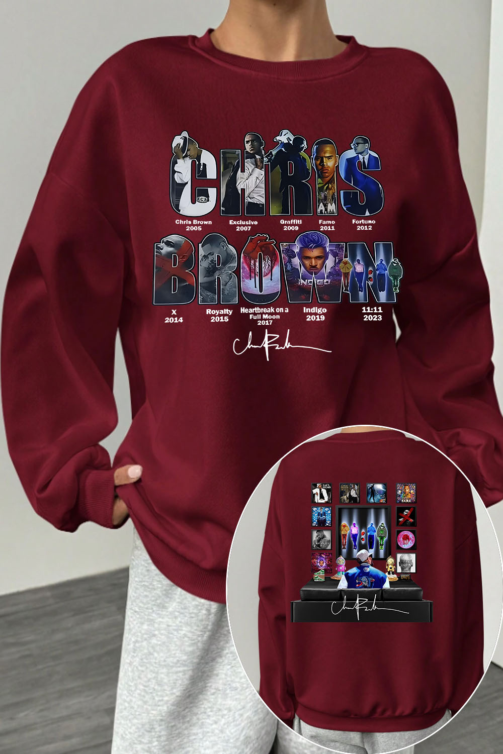 Chris Brown Concert Sweatshirt For Women