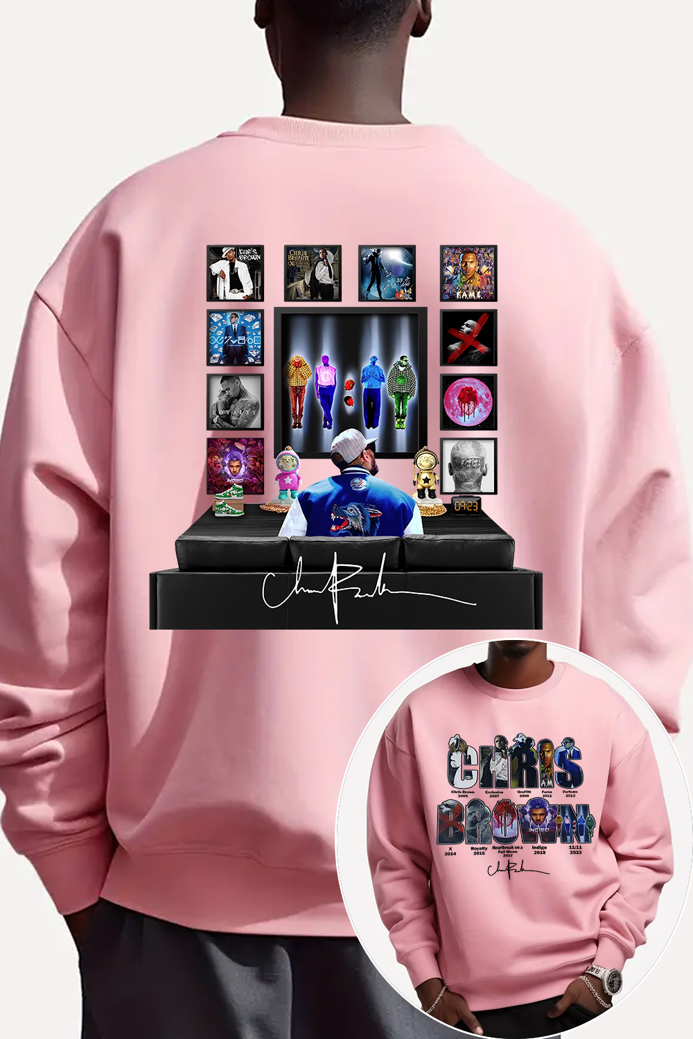Chris Brown Concert Sweatshirt For Men