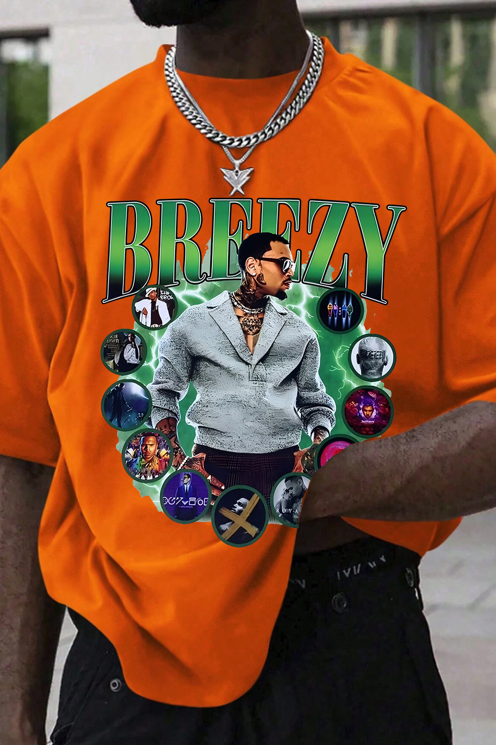 Chris Brown Breezy 1111 Tour tshirt For Men
