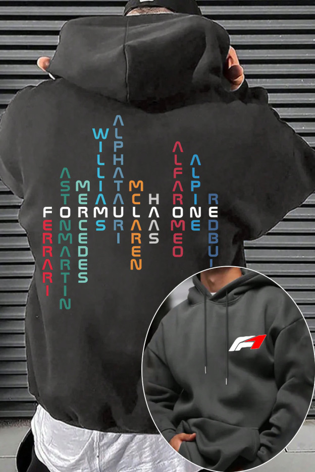 All Teams Formula 1 Unisex 2Sides men hoodie