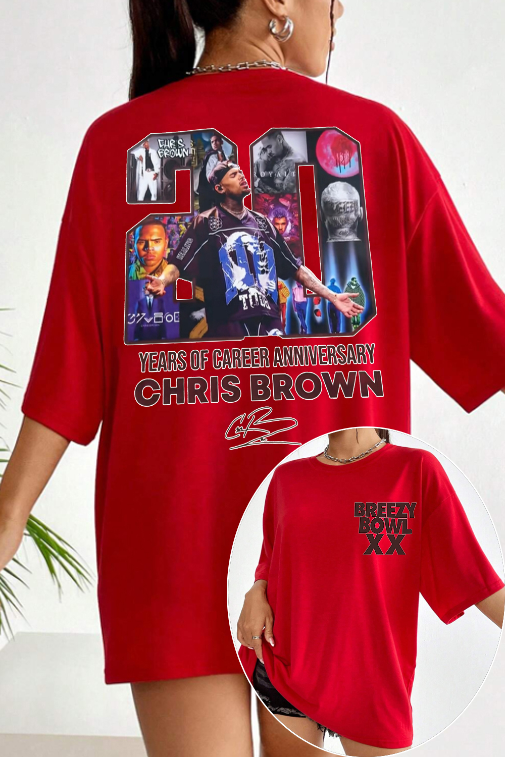 chrisbrown 2025 tour t-shirt