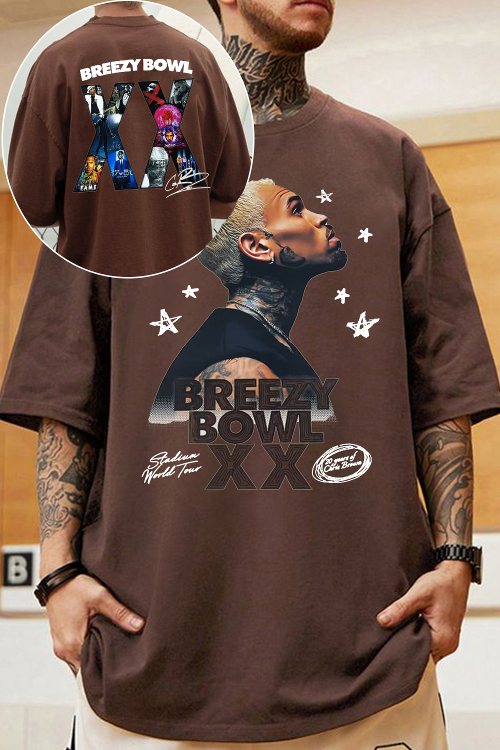 2 Sided CB Graphic Shirt For Women