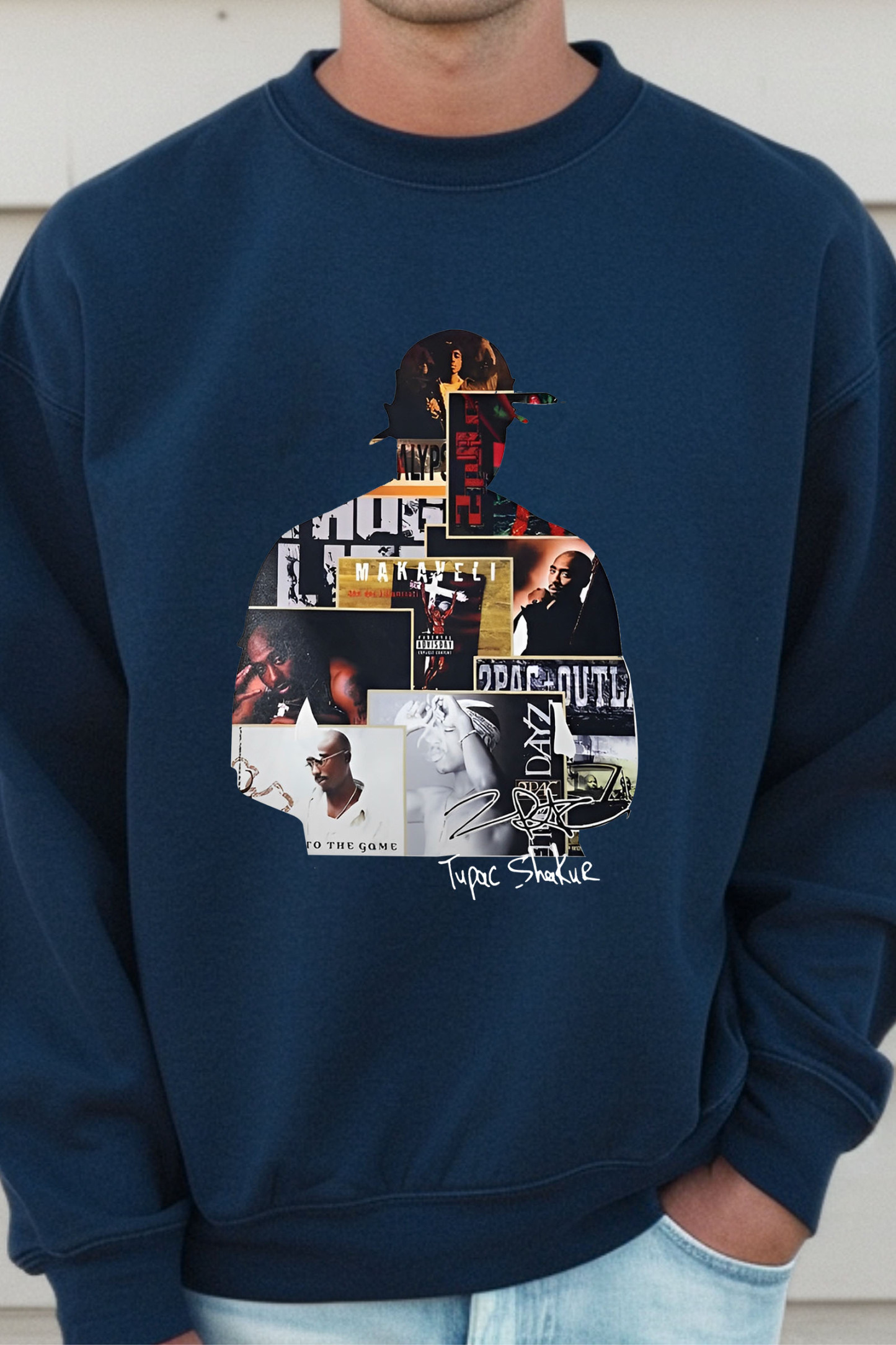 tupacisgoat men sweatshirt