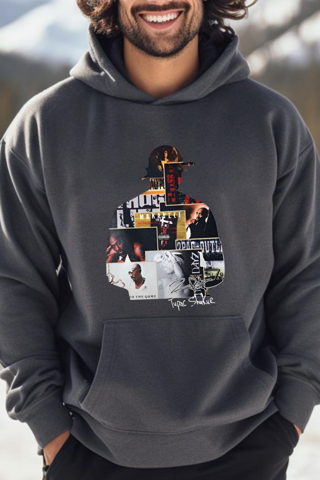 tupacisgoat men hoodie
