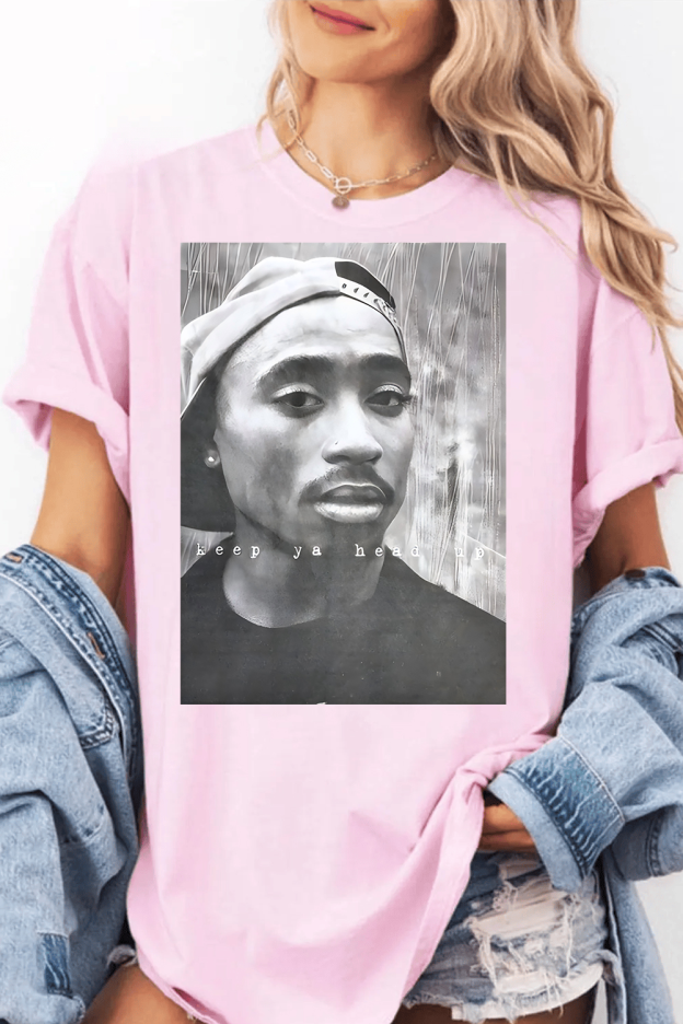 2Pac 90s Rappers Graphic Tee For Women