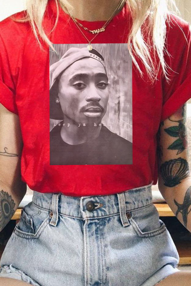 2Pac 90s Rappers Graphic Tee For Women