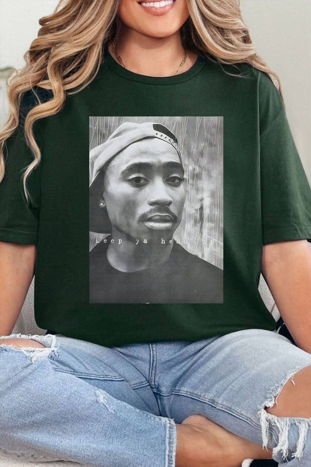 2Pac 90s Rappers Graphic Tee For Women