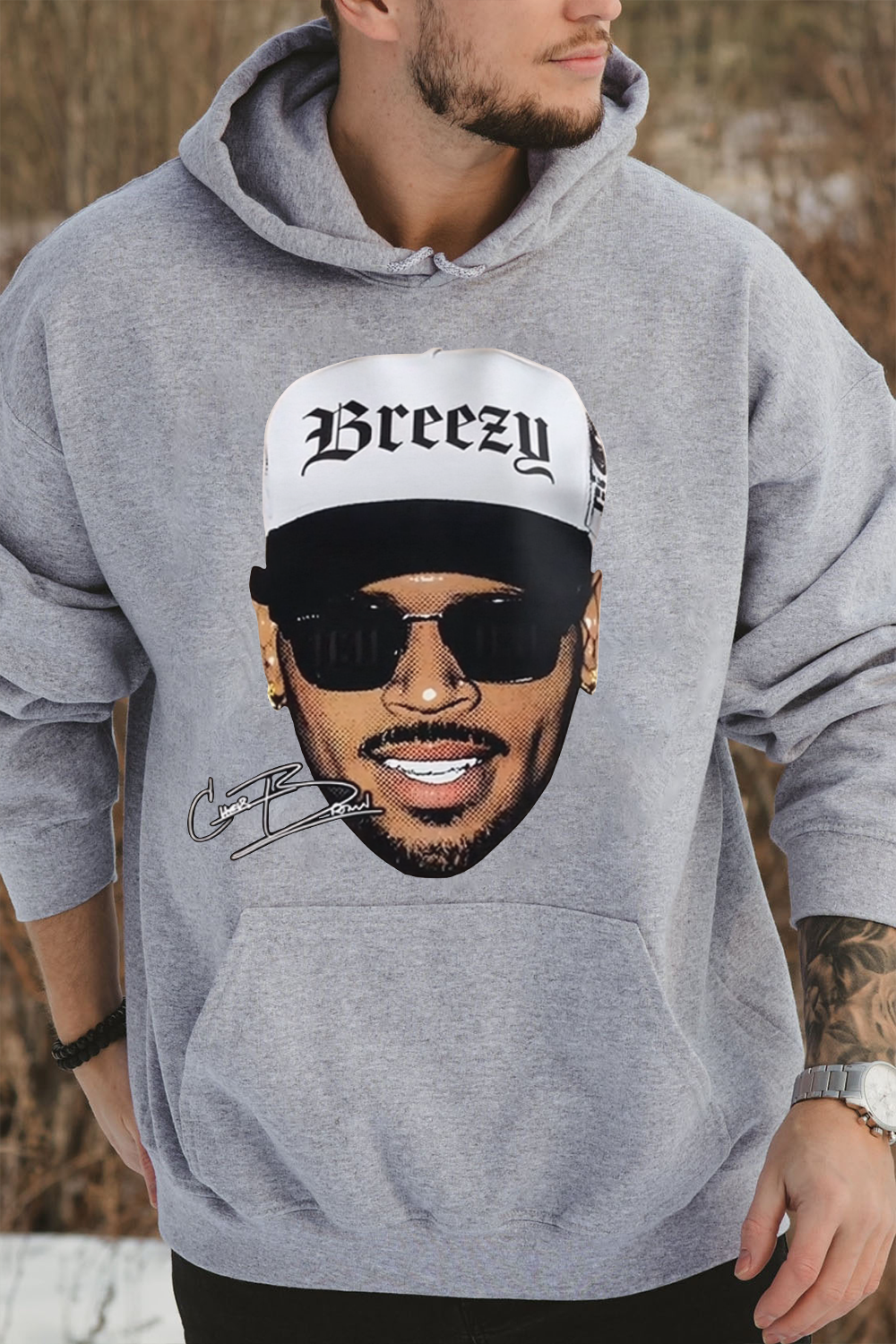 Brez CB Merch HOODIE For MEN