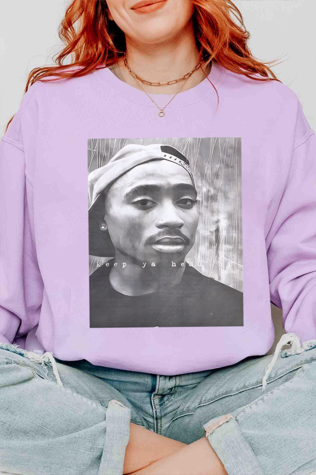 2Pac 90s Rappers Graphic sweatshirt For Women