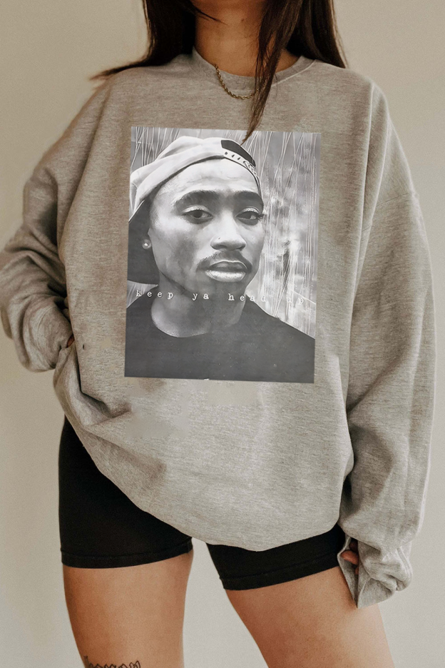2Pac 90s Rappers Graphic sweatshirt For Women