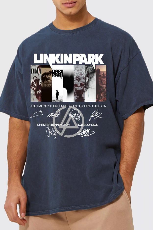 Linkinpark Logo Signatures Tee - Men