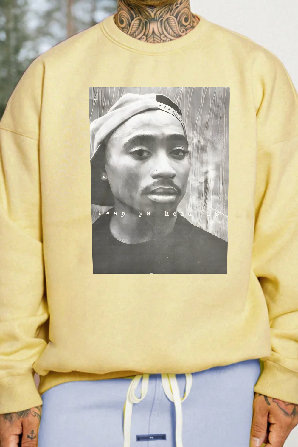2Pac 90s Rappers Graphic sweatshirt For Men