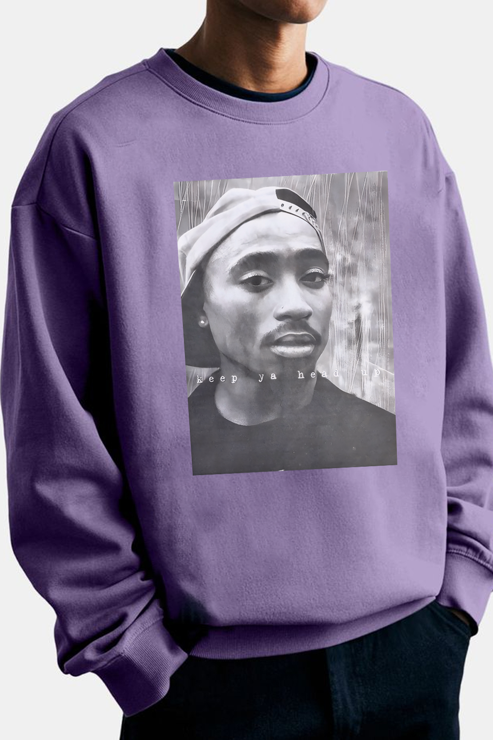 2Pac 90s Rappers Graphic sweatshirt For Men