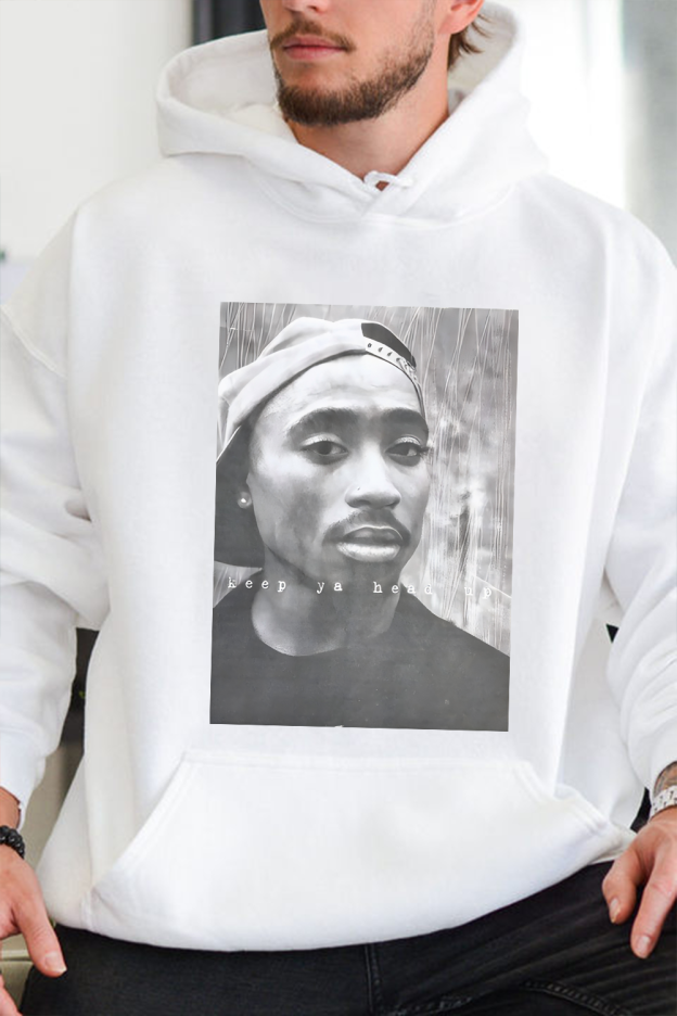 2Pac 90s Rappers Graphic hoodie For Men