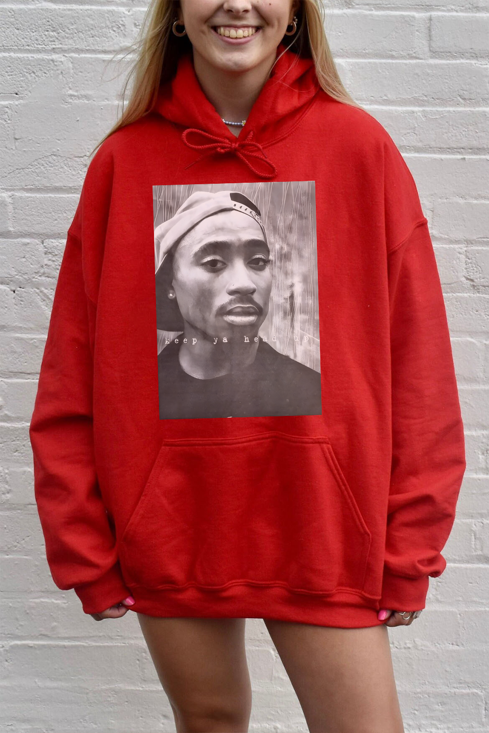 2Pac 90s Rappers Graphic hoodie For WOMEN