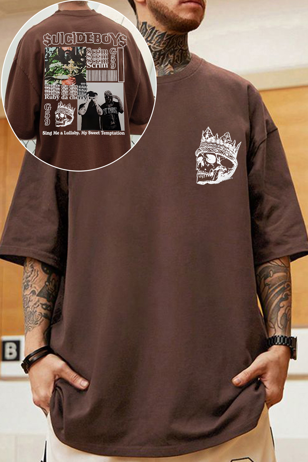 G59 2-sided printed Men TEE