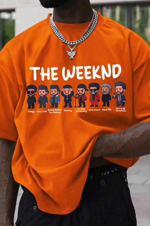 Rock The Weeknd tee and shine brighter