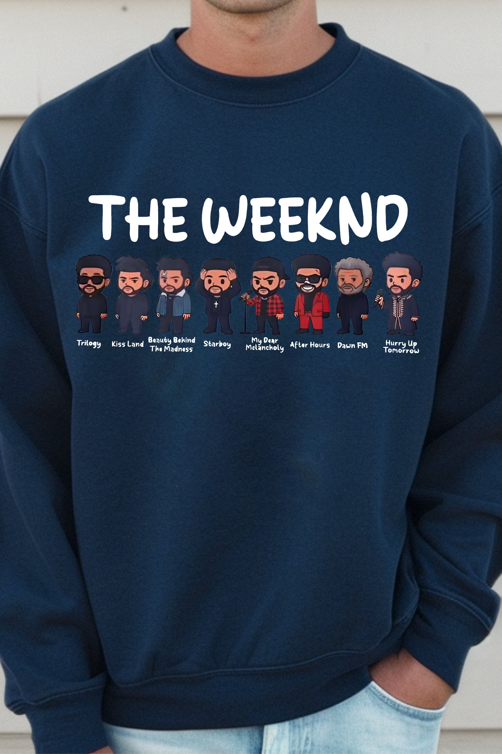 Rock The Weeknd men sweatshirt and shine brighter
