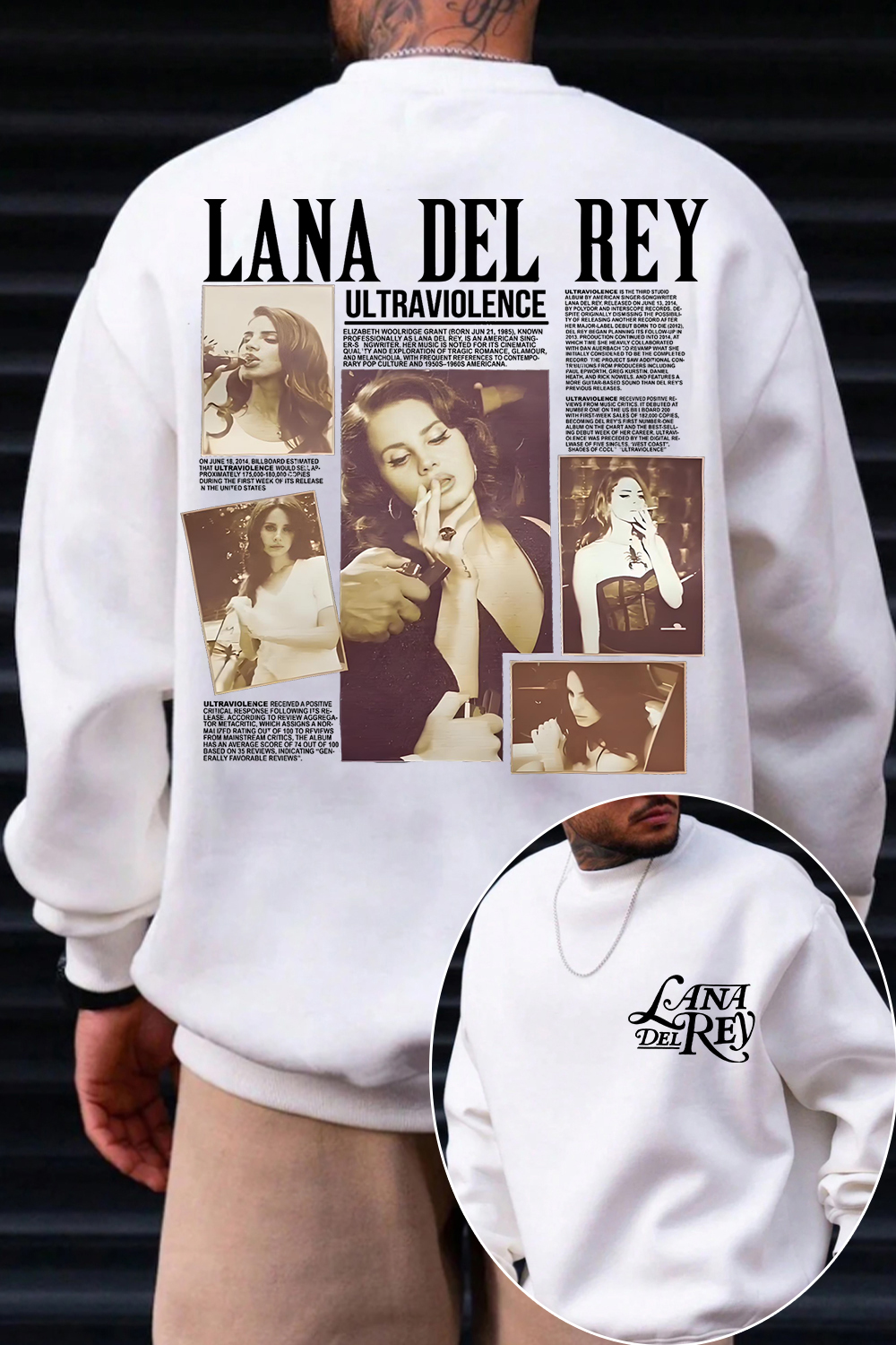 lanadelrey men sweatshirt