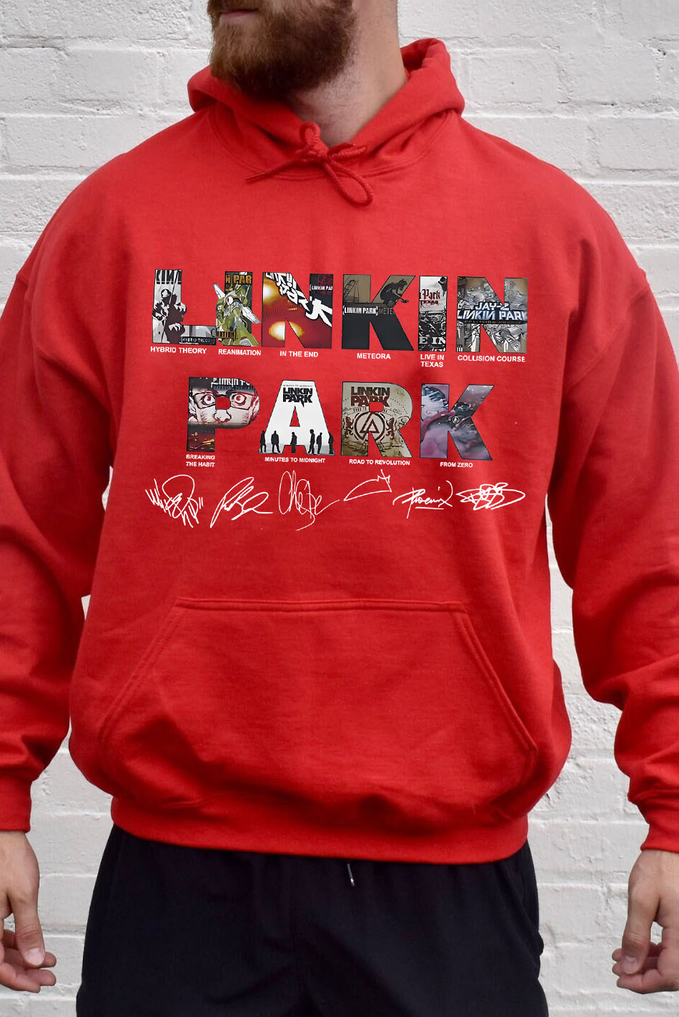 linkin Album Hoodie For Men