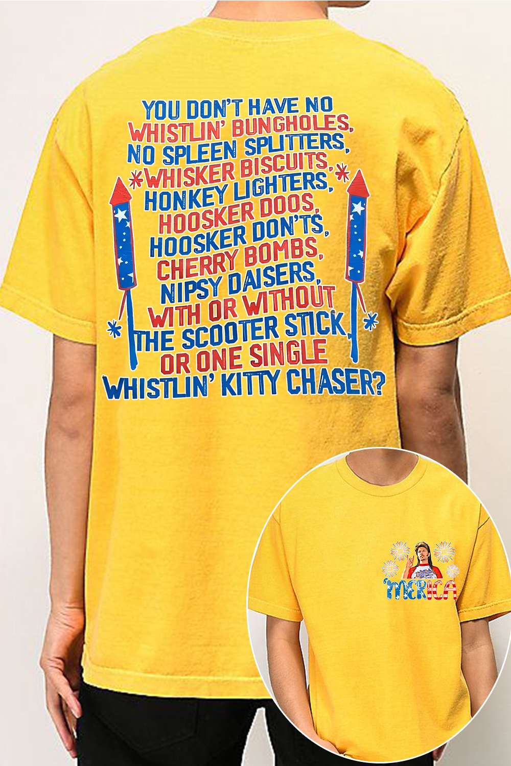 4th of July 2-Sided T-Shirt