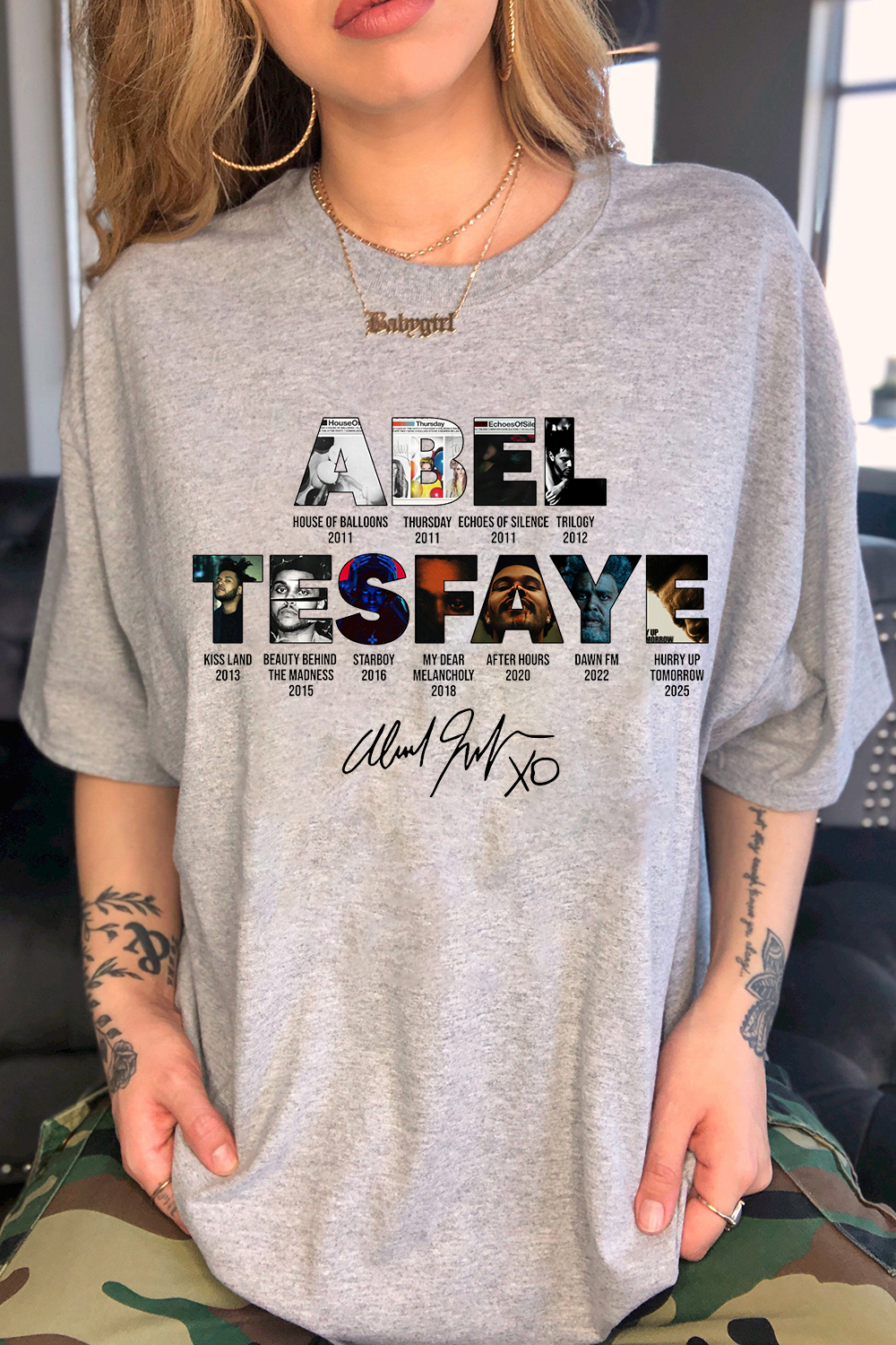 abeltesfaye Theweeknd WOMEN shirt