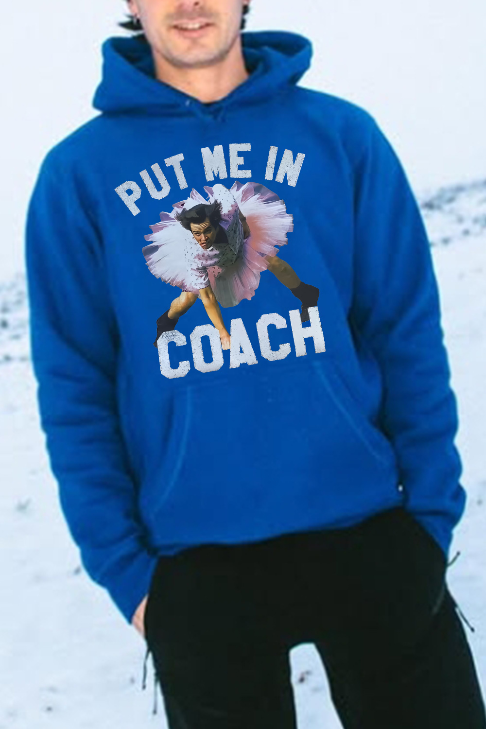 Ace Ventura Put Me In Coach Jim Carrey Funny Hoodie For Men