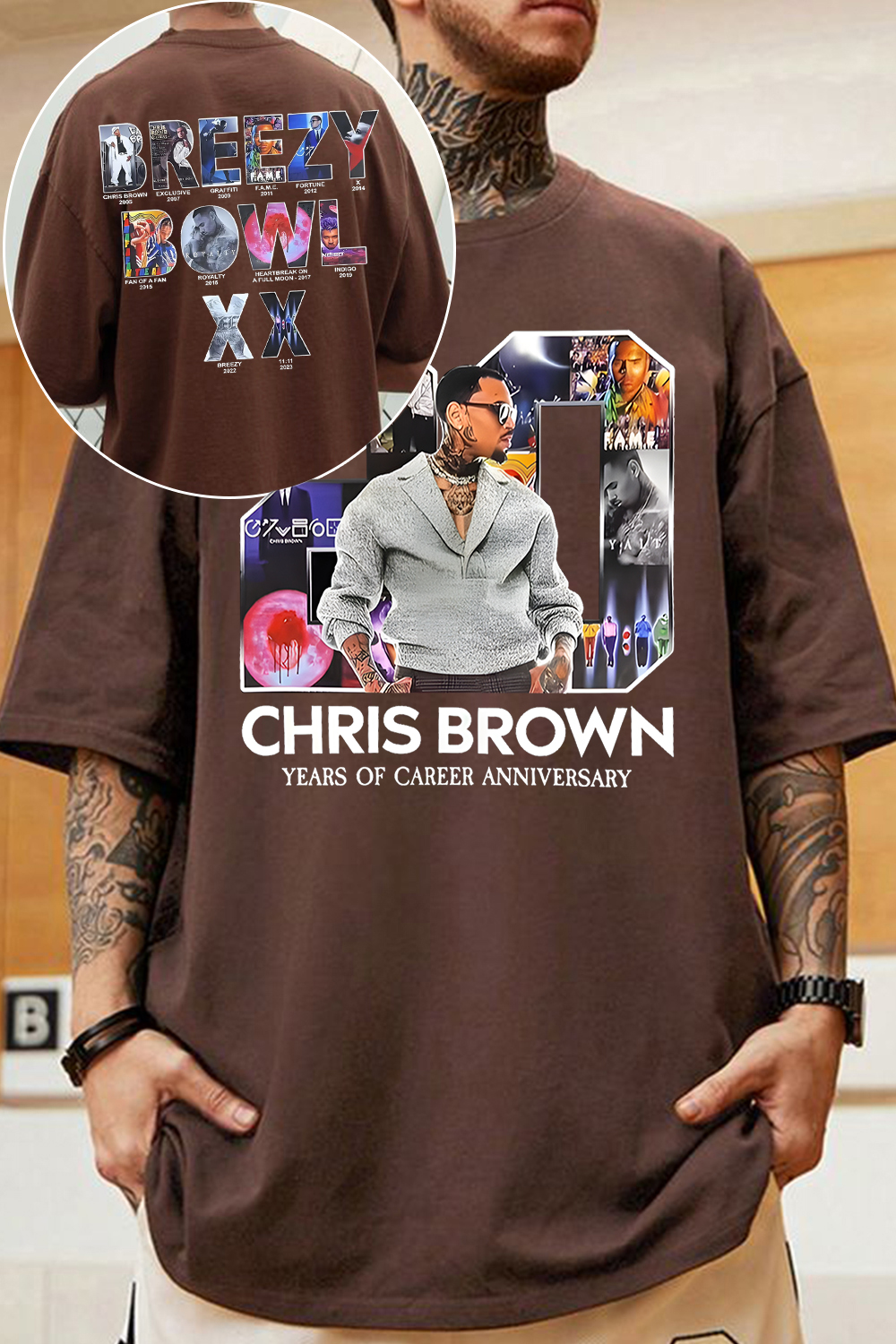cb 2-side printed Tee