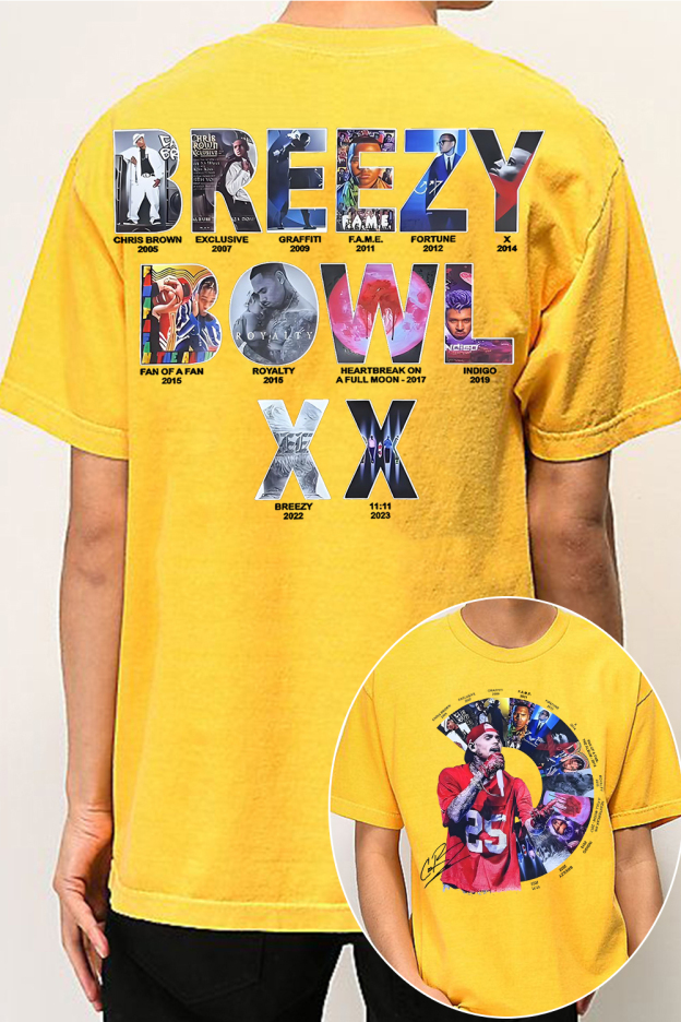 cb 2-side printed Tee For Men