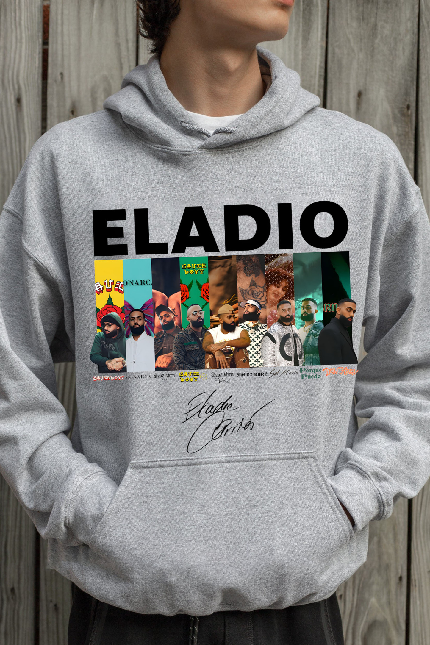 Graphic Album Eladio Unisex Hoodie
