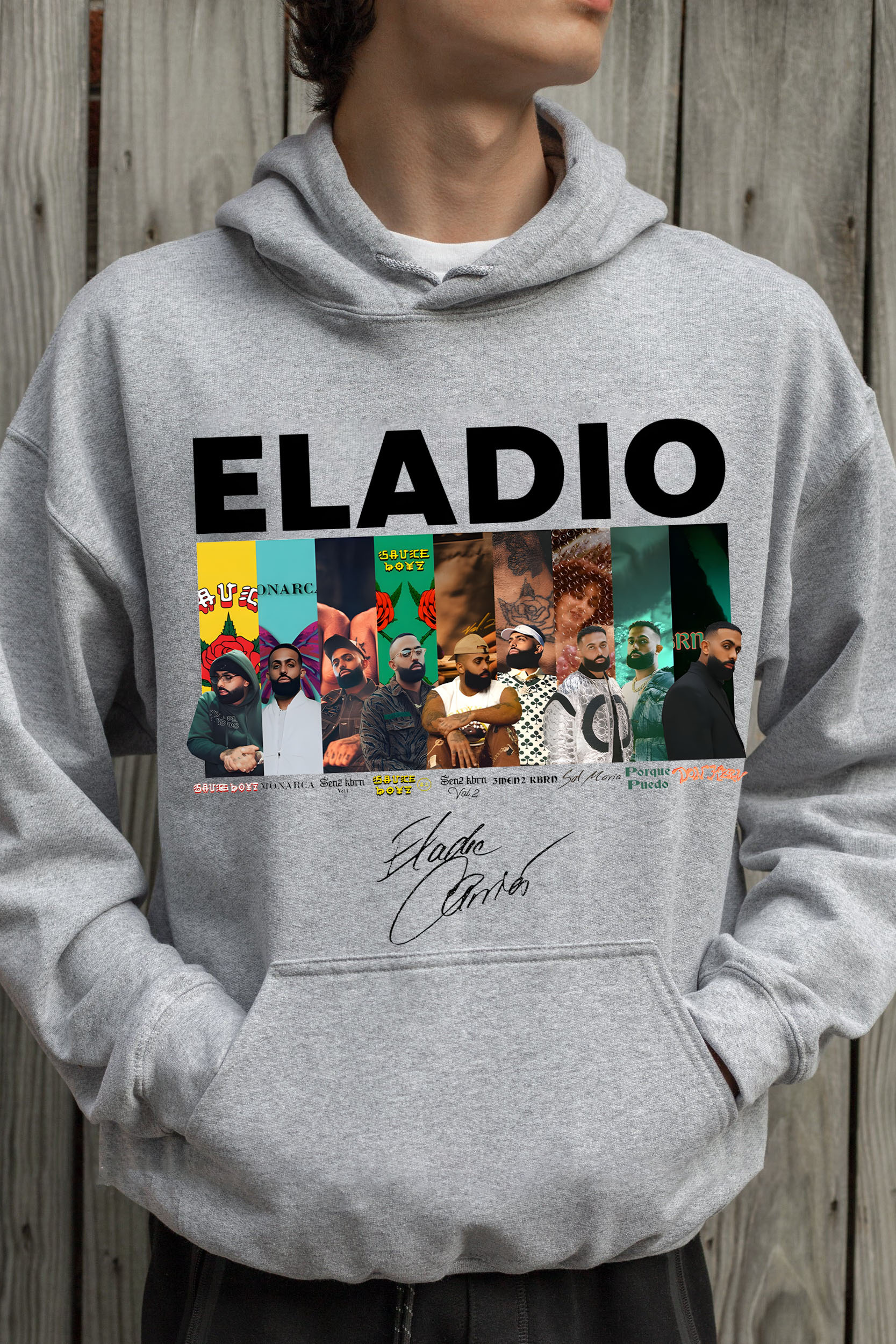Graphic Album Eladio Unisex Hoodie
