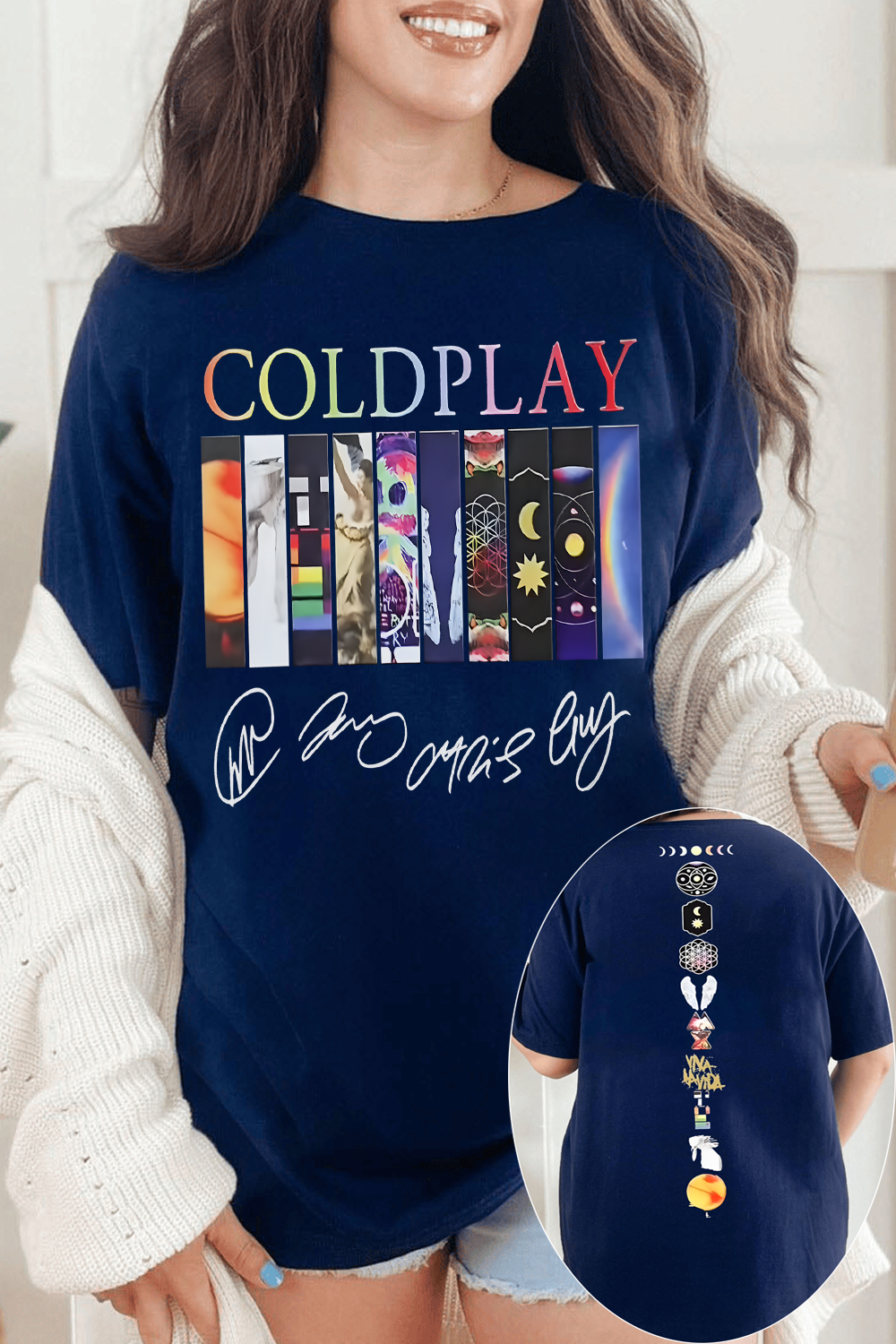 coldplay women T-shirt
