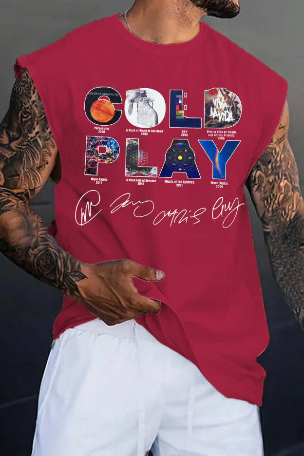 Coldplay Men‘s vest