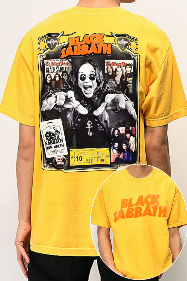 Blacksabbath Ozzyosbourne tee