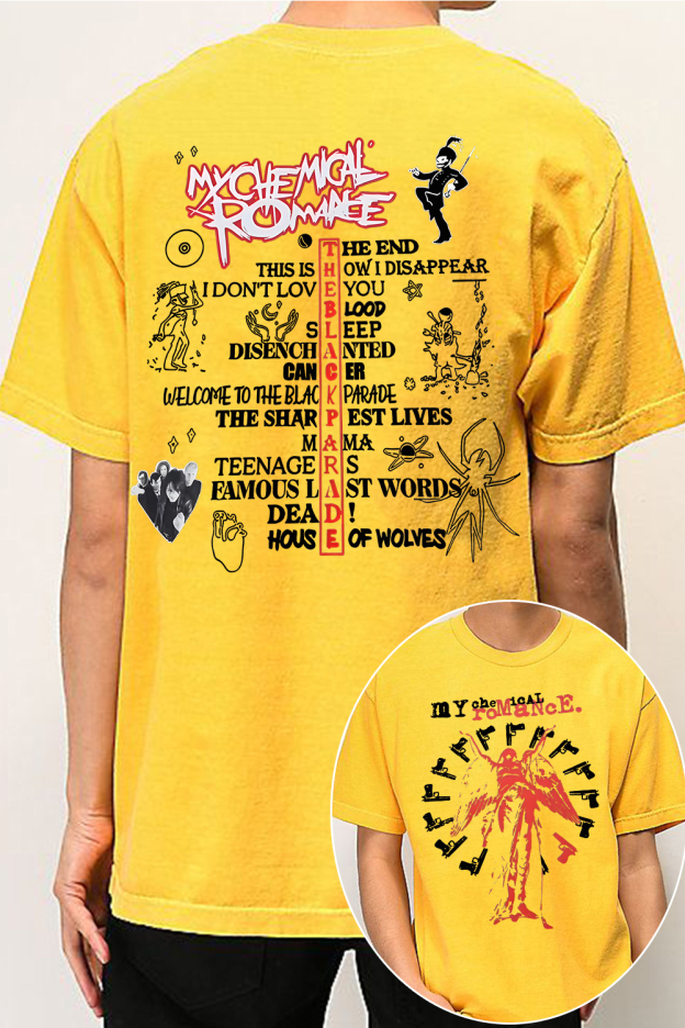 MCR 2-sided printed tee