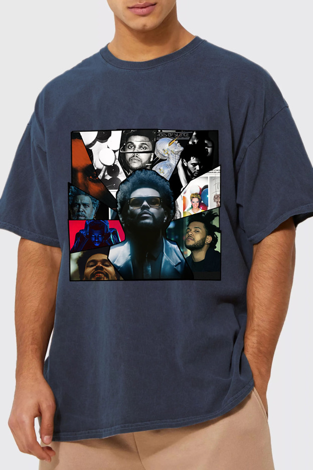 Vintage The Weeknd Portrait Men T Shirt