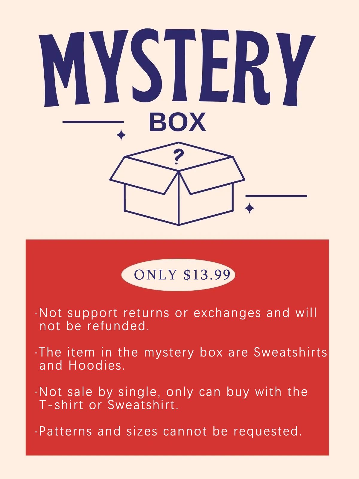 MYSTERY GIFT(Available Sweatshirt Only)