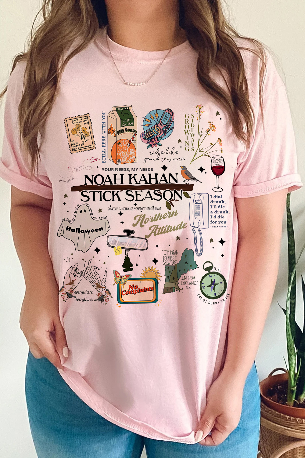Stick Season Noah Kahan Full Version New Design Tshirt