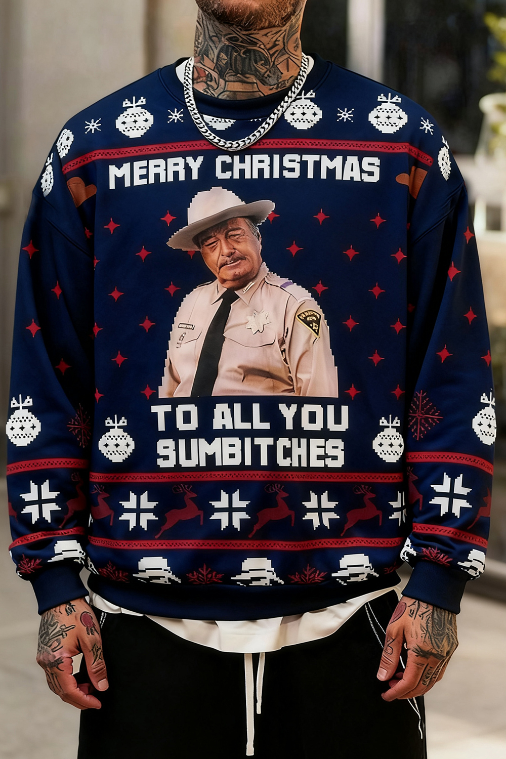 Smokeyandthebandit Christmas Printed Sweatshirt