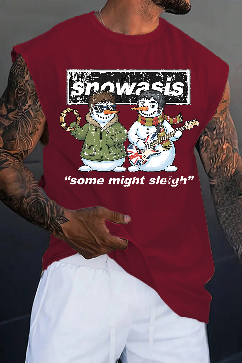 The NEW “Snowasis” Christmas Men Tank