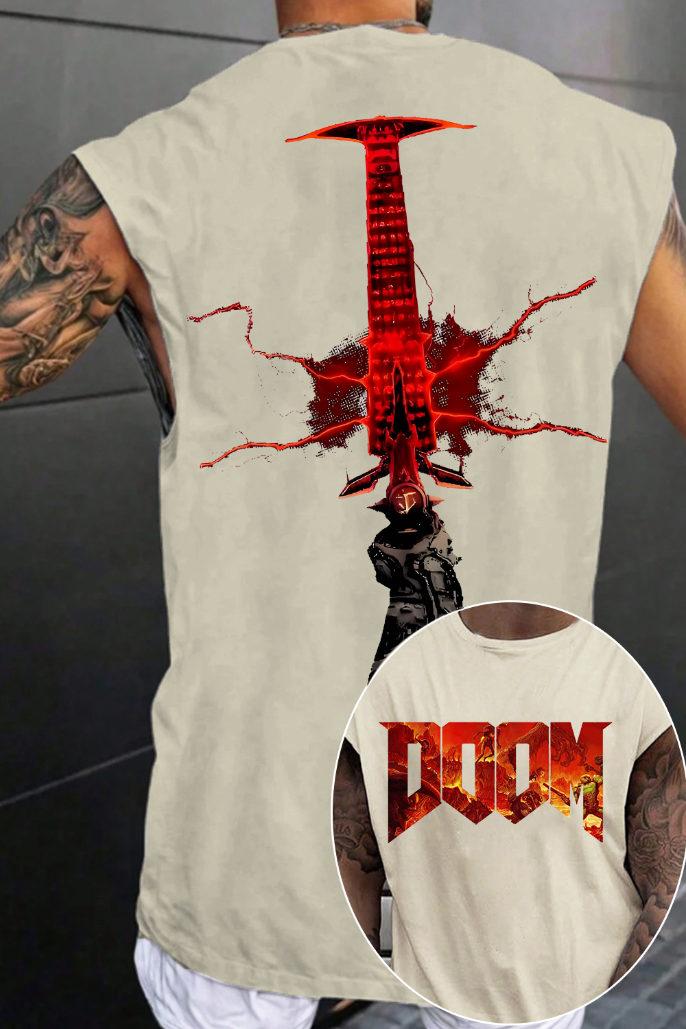 Doom Slayer Crucible Sword Men Tank