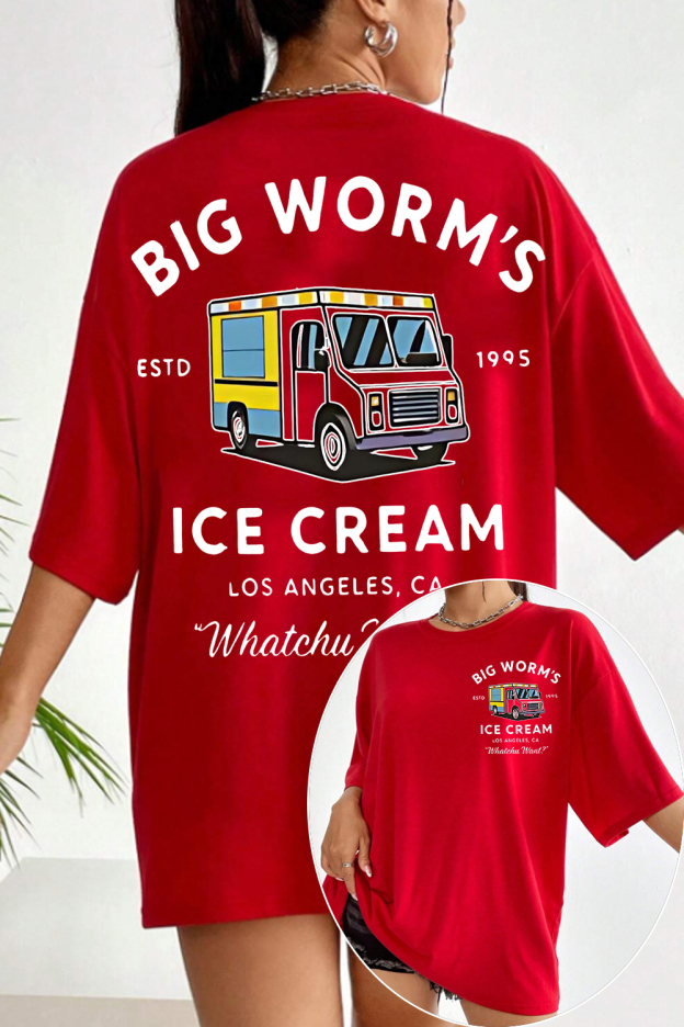 Big Worm Ice Cream Friday Movie Unisex Shirt