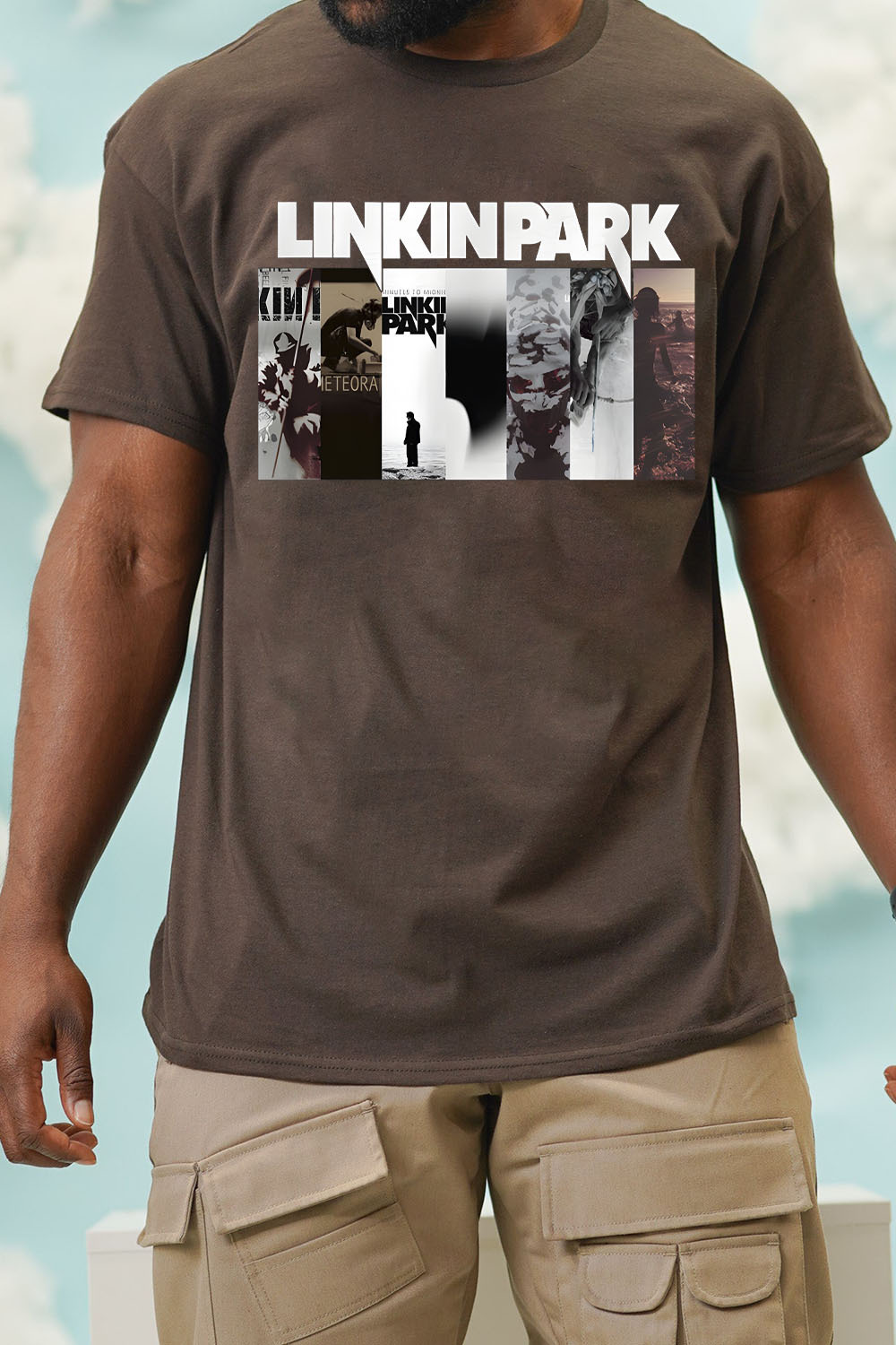 L P Album Art T-Shirt -Men