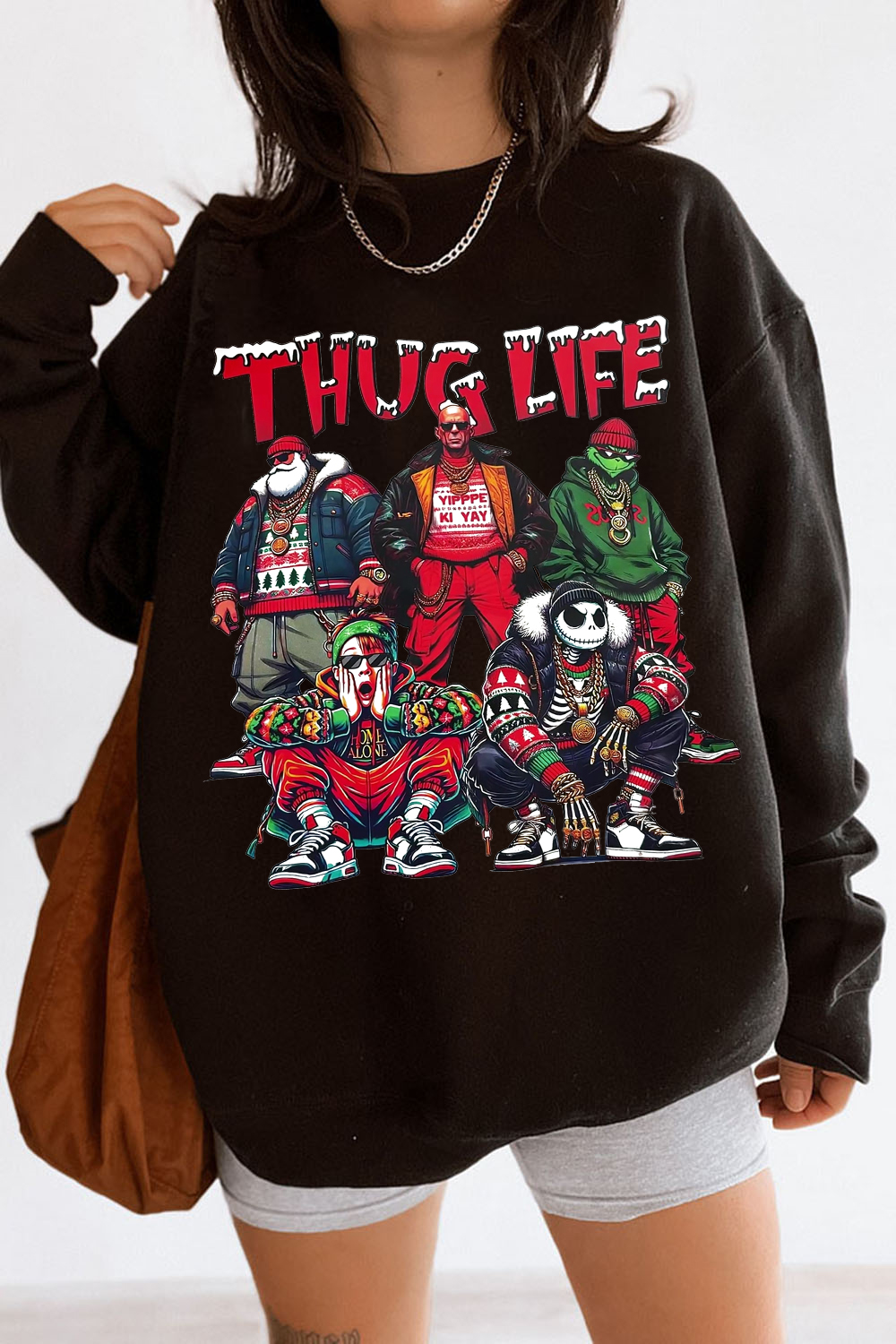 Christmas Personalized Print Sweatshirt