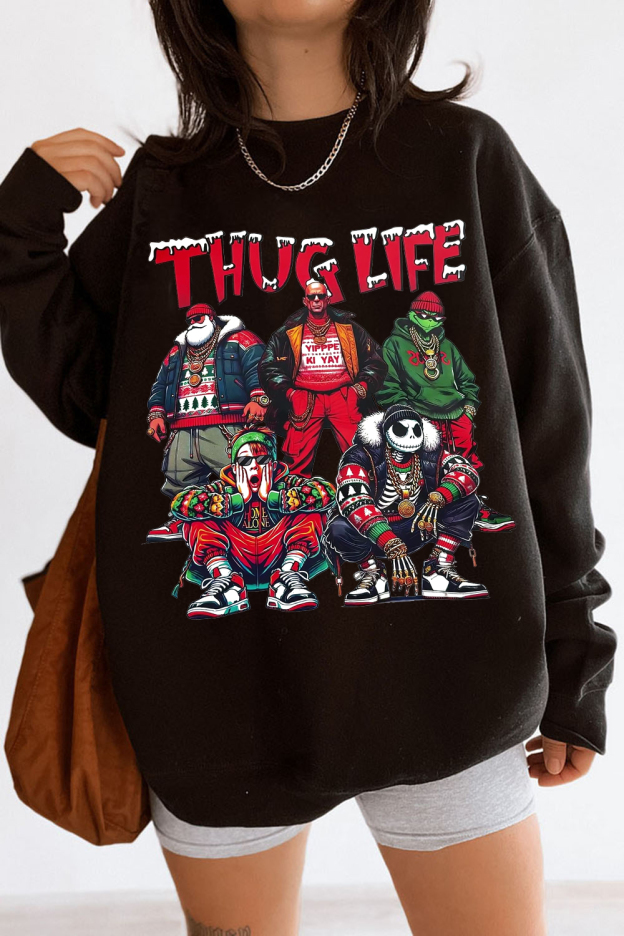 Christmas Personalized Print Sweatshirt